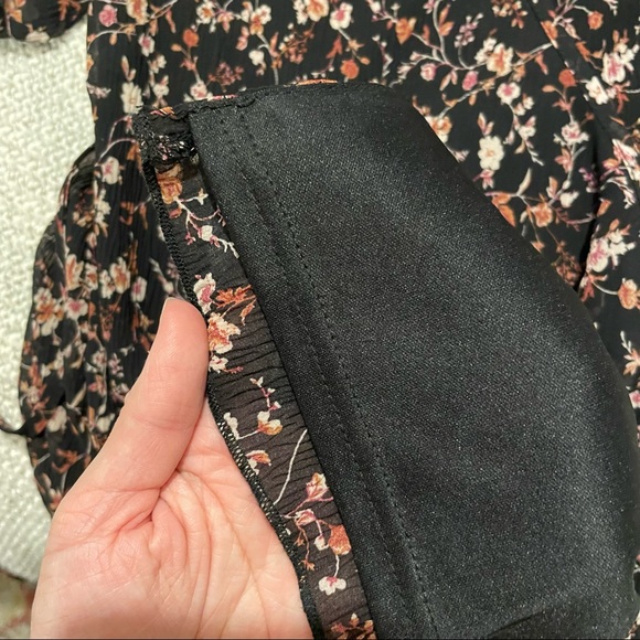 Lulus Floral Wrap Dress - Picture 4 of 6